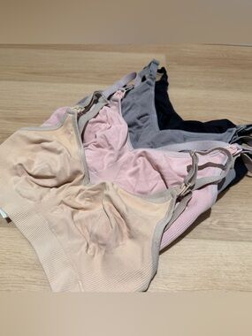 Bravado Body Silk Seamless Nursing Bra Bundle • Size Small